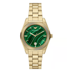 Emporio Armani Green Dial Unisex Analog Stainless Steel Watch AR11759