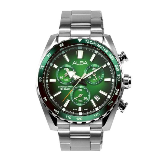 ALBA Green Dial Men's Watch AX7007X1