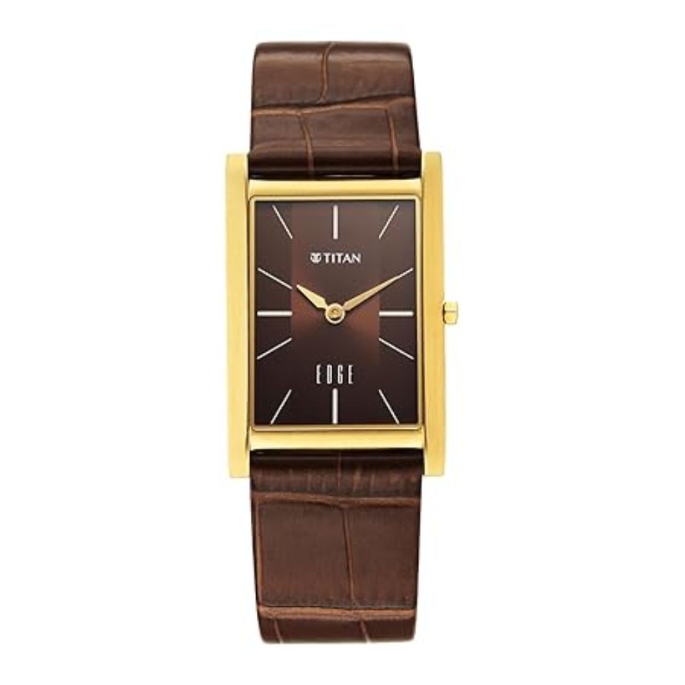 Titan Edge Monture Gold Men's Watch 1043YL10