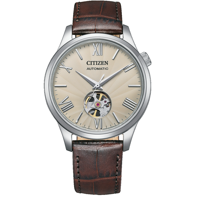Citizen Mechanical White Dial Men's Automatic Watch NH9130-17A
