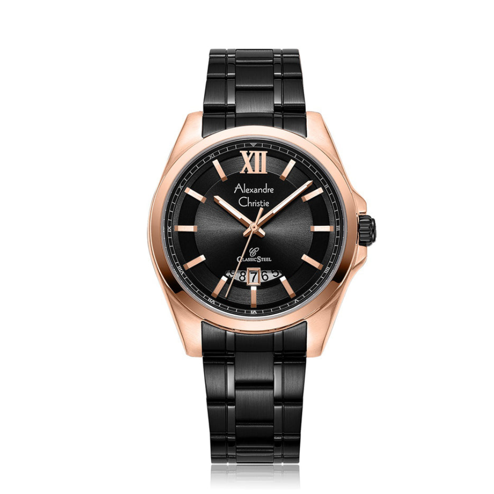 Alexandre Christie Classic Black Men's Watch 8659MDBBRBA