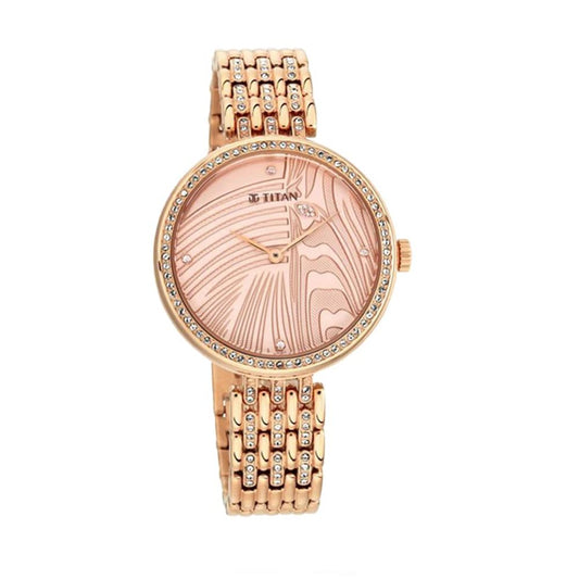 Titan Animalia Rose Gold Women's Watch 95129WM01