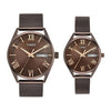 TIMEX Trendline Brown Pair's Analog Round Dial Watch TW00PR353