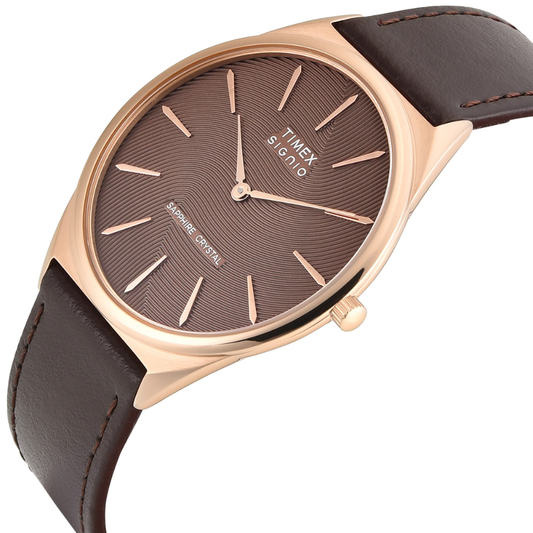 Timex Signio Brown Men Watch TWEG34200
