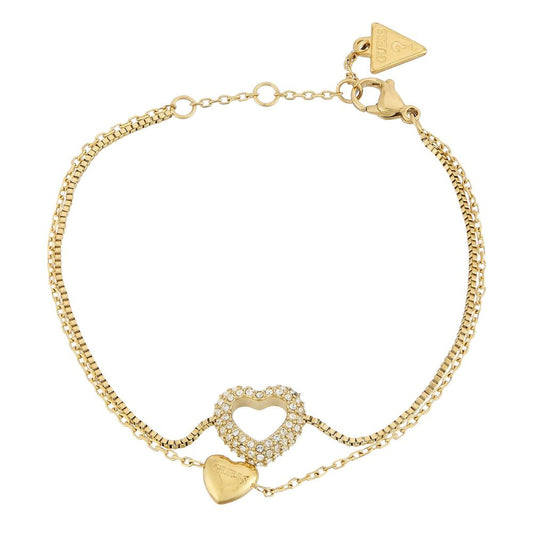 GUESS Beloved Steel Gold-plated Gold Women's Bracelet Jewellery UBB05027YGL