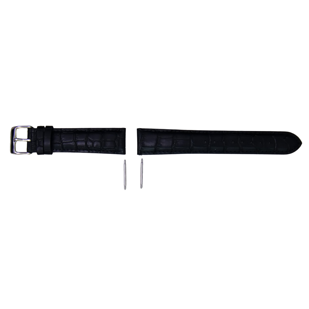 Casio Black Leather Strap Men's Watch MTS-100L-1AV | 10582961