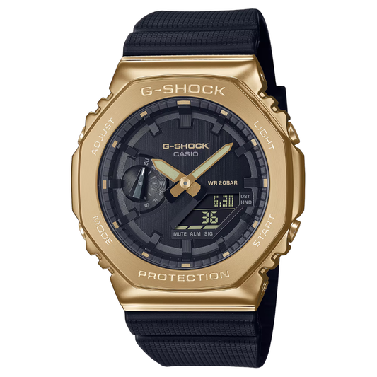 Casio G-Shock Black Dial Men's Watch GM-2100G-1A9DR G1278