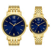 Timex Round Blue Dial Pair Watch TW00PR337