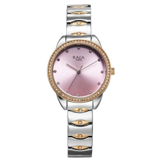 Titan Raga Showstopper Purple Women's Watch 95281KM01