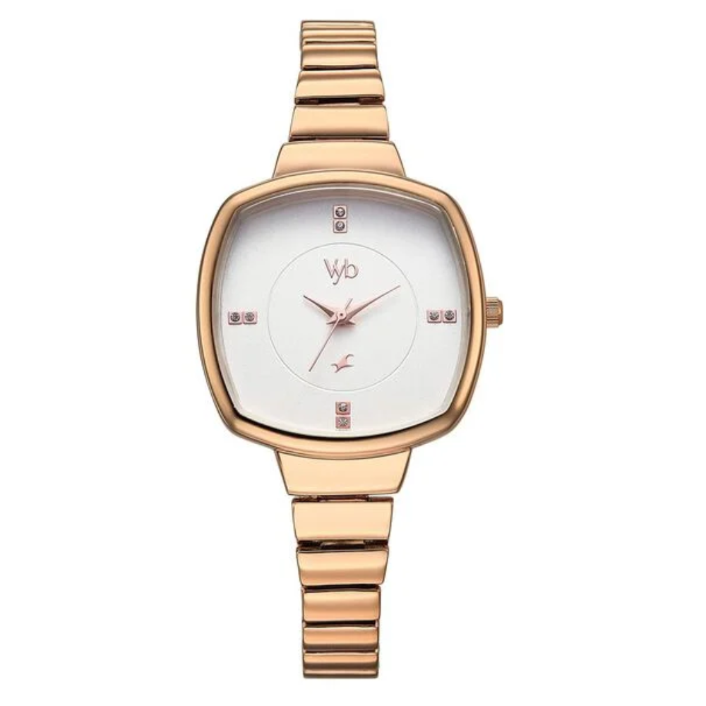 Fastrack Vyb Muse White Dial Girls' Watch FV60081WM01