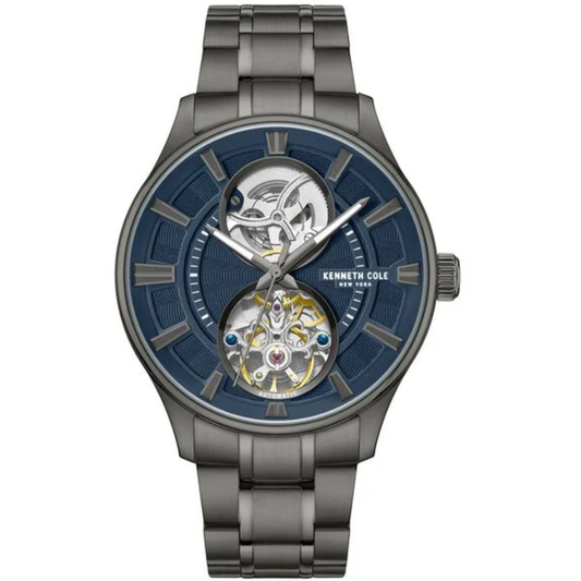 Kenneth Cole Automatic Grey Blue Dial Men's Watch KCWGY0049803MN