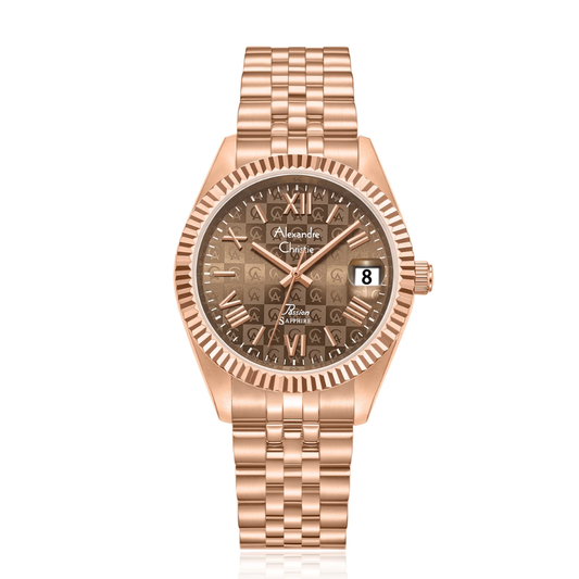 Alexandre Christie Classic Rose Gold Men's Watch 5013MDBRGBO3