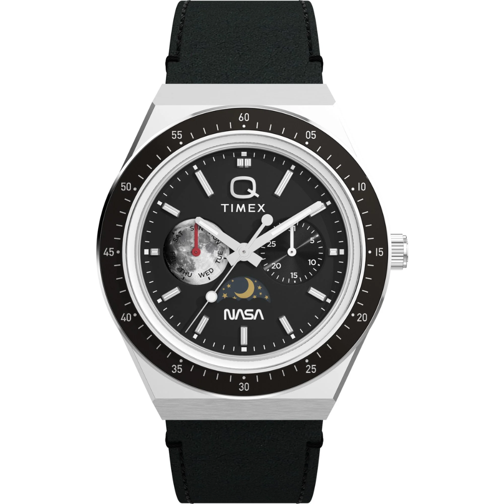 Timex Q NASA Black Dial Men's Watch TW2Y56800UJ
