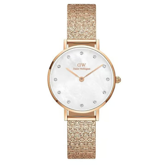 Daniel Wellington Mother of Pearl Bracelet Style Straps Analogue Mother of Pearl Women's Watch DW00100590K