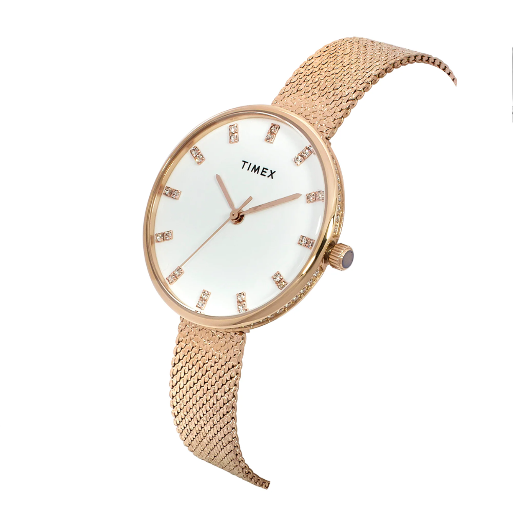 TIMEX White Dial Women Watch TWEL21502