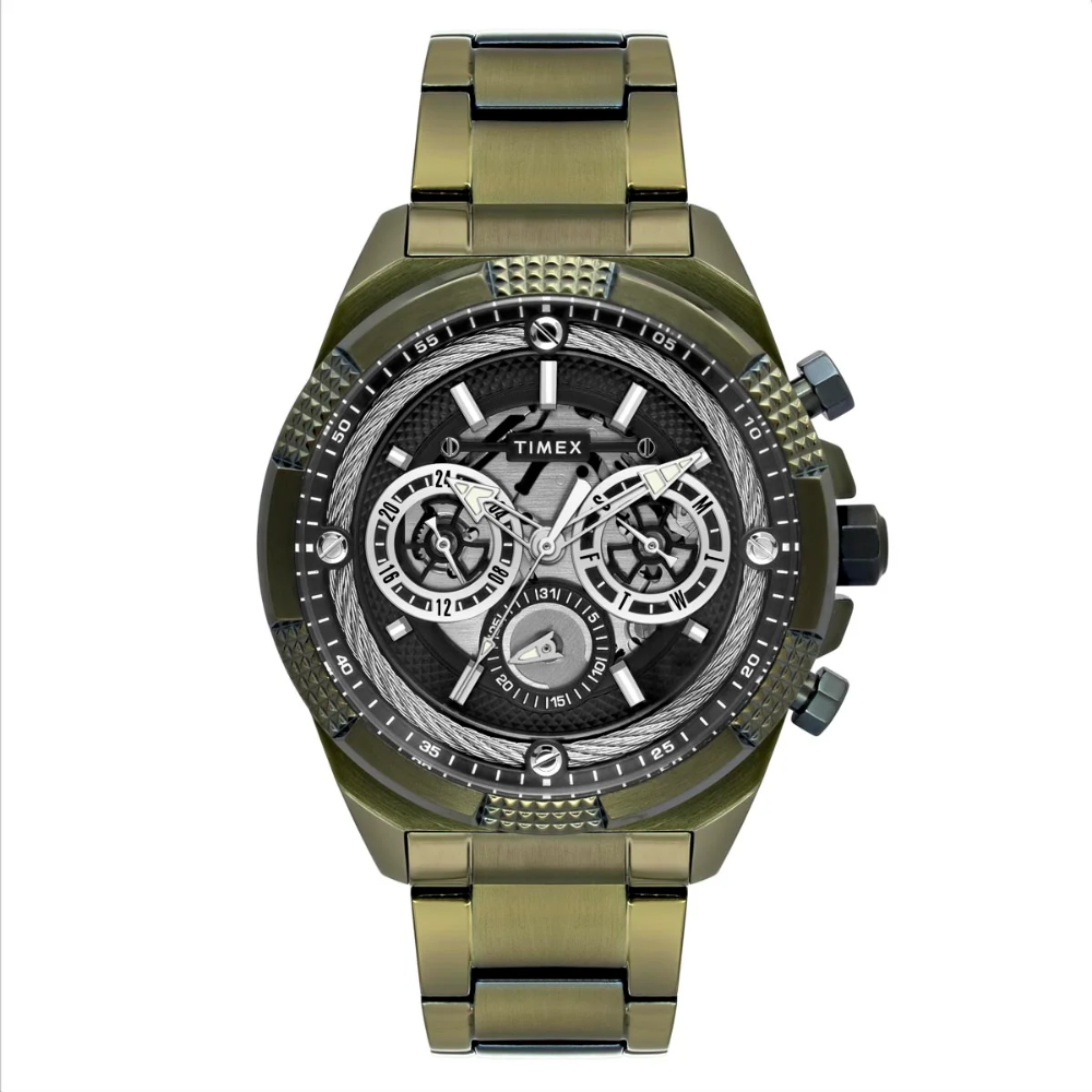 TIMEX Round Green Dial Analogue Men's Watch - TWEG27701