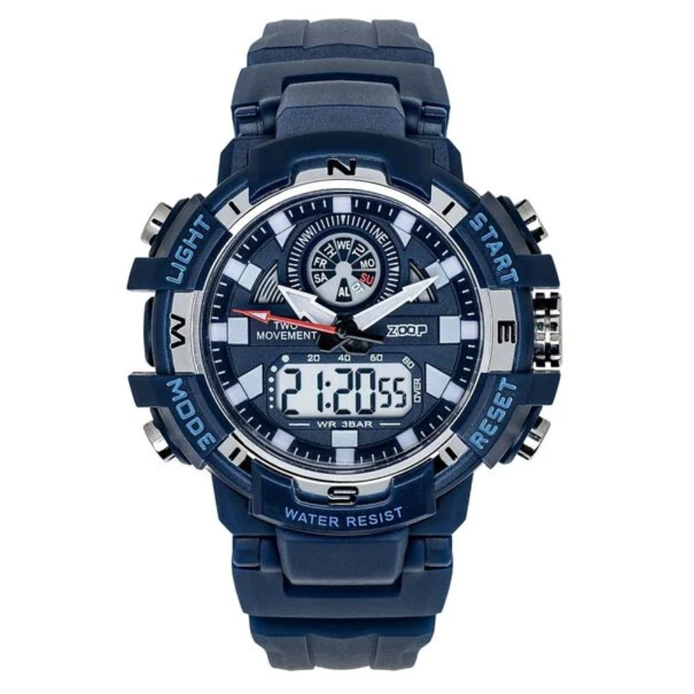 Zoop Bolt Ana Digi Watch Blue For Boys Kids 16058PP07W