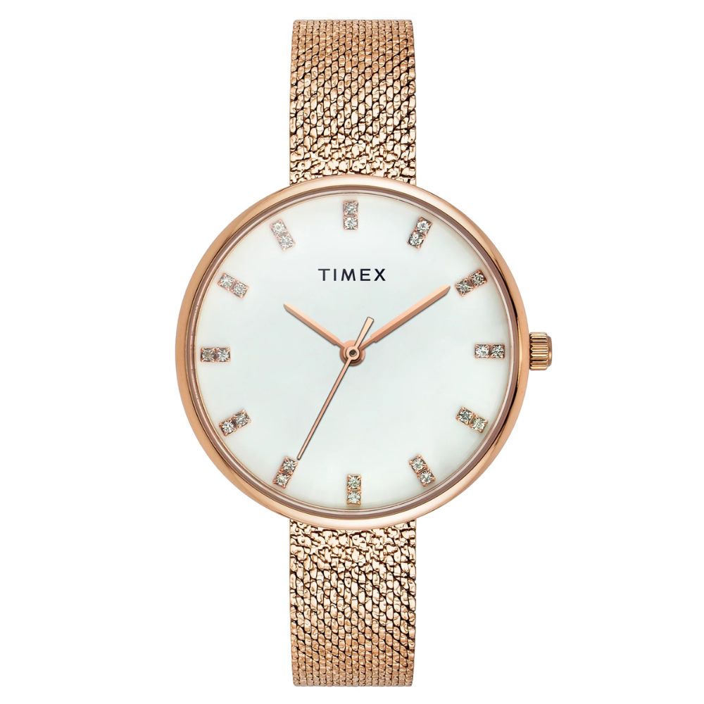 TIMEX White Dial Women Watch TWEL21502