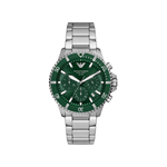Emporio Armani Green Dial Men's Chronograph Watch AR11741