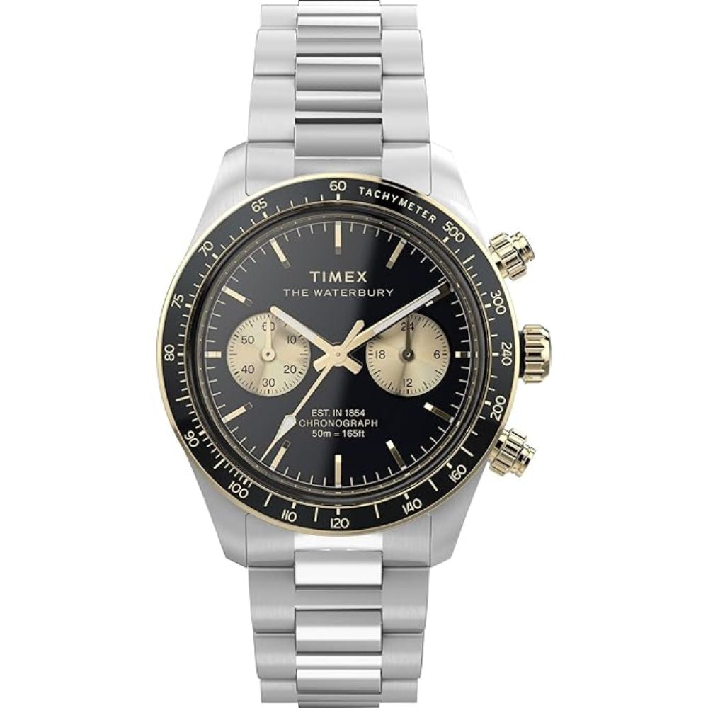 TIMEX Waterbury Heritage Black Men's Watch TW2Y24000IK