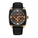 Titan Grandmaster X Gukesh Dommaraju Special Edition Tiger Eye & Black Agate Men's Watch 10073KL02