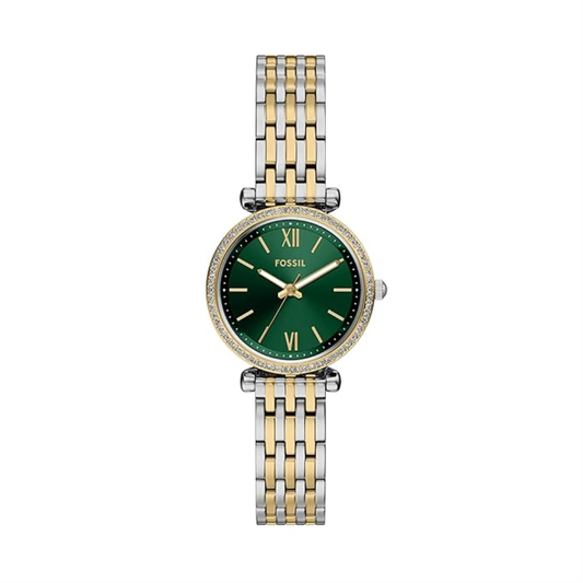 Fossil Carlie  Green Dial Women's Watch ES5439