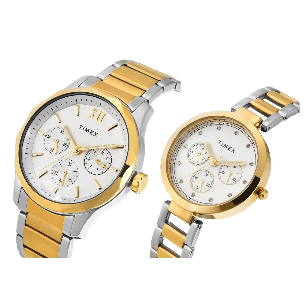 Timex Pairs White Men Watch TW00PR312