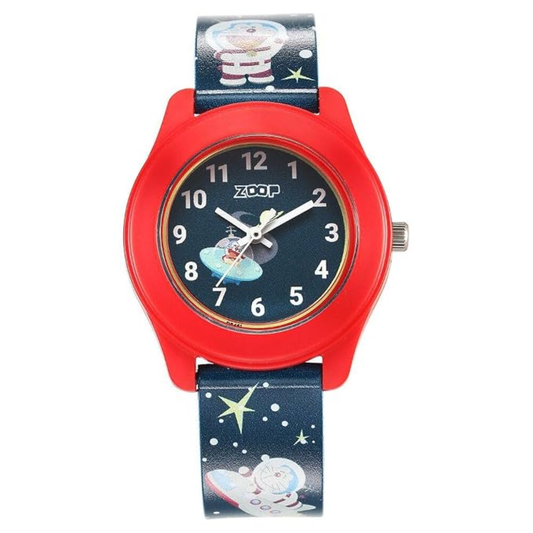 Zoop Doraemon Blue Dial Blue Strap Watch For Kids 26019PP38W