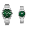 Alexandre Christie Classic Green Couple's Quartz Watch 8697MDLDSSGN