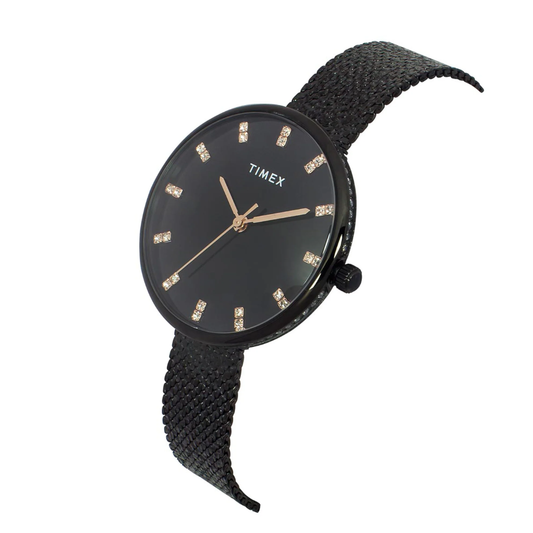 TIMEX Black Women Watch TWEL21503