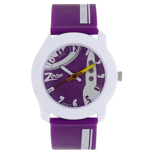 Zoop Purple Dial Purple Strap Boys Girls Kids Analog Watch 3025PP25