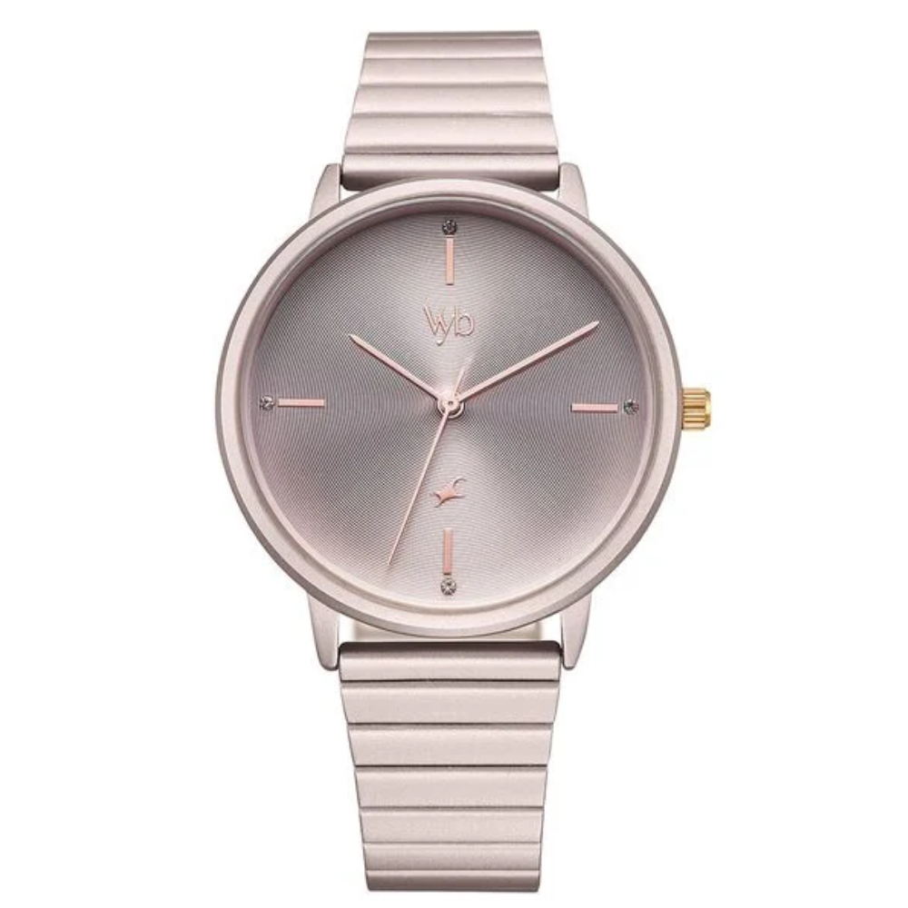 Fastrack Vyb Bliss Sand Dial Girls' Watch FV60021KM07W