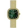 Timex Green Dial Women's Analog Mesh Strap Watch TWEL28600