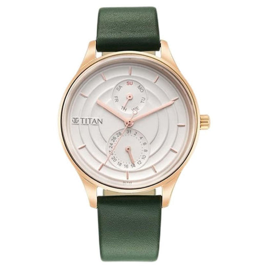 Titan Workwear Neo Workdays Green Women's Watch 2670WL05