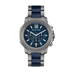 Michael Kors Prescott Blue Dial Men's Chronograph Watch MK9280