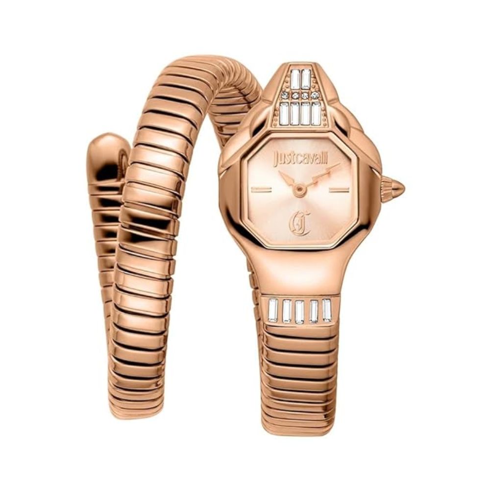 Just Cavalli Glam Snake Rose Gold Women's Watch JC1L326M0045