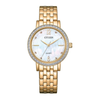 CITIZEN Classic Silver Mother Of Pearl Dial Women's Quartz Watch EL3103-57D