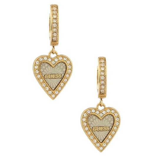 GUESS Love Me Tender Gold-Plated Women's Earrings UBE03239YGRH