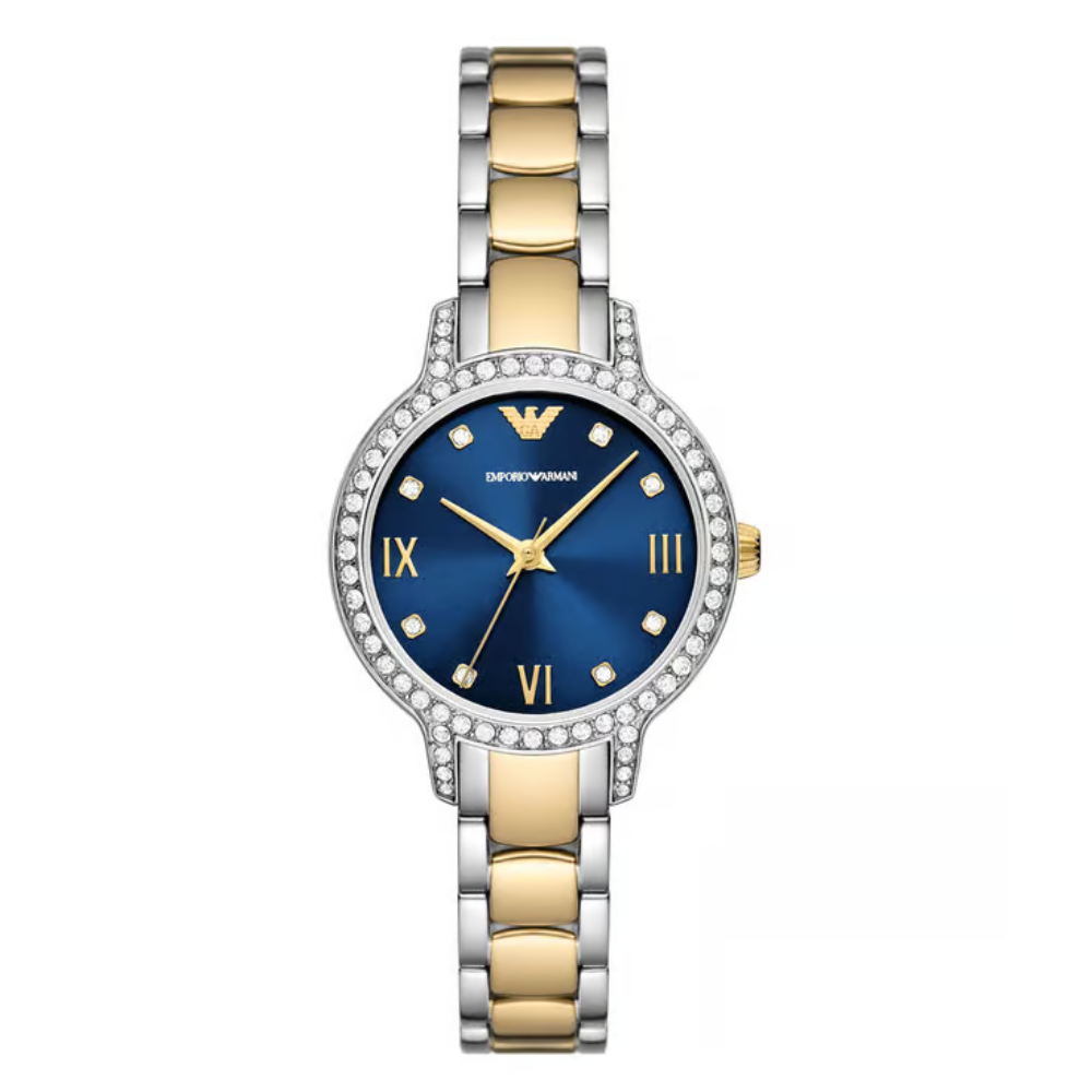 Emporio Armani Cleo Navy Dial Women's Analog Watch AR11576