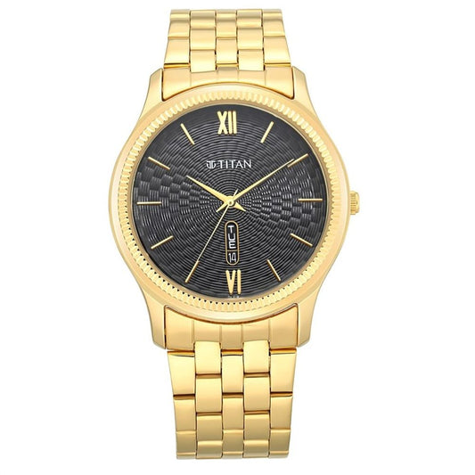 Titan Black Men's Watch 1824YM01