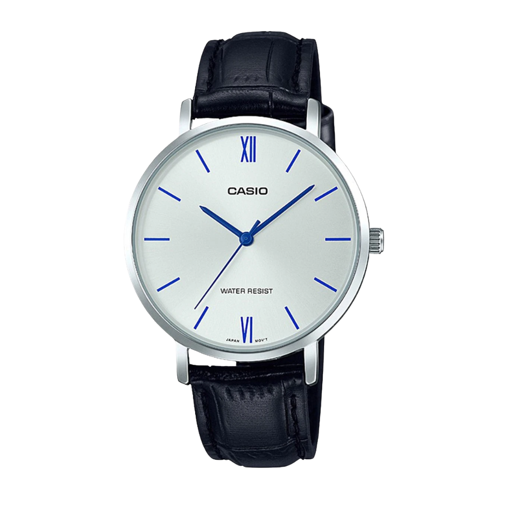 Casio Enticer Silver Dial Women Watch A1627 LTP-VT01L-7B1UDF