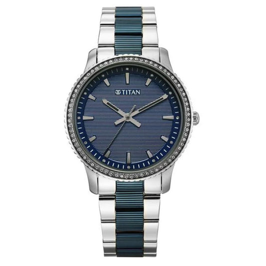 Titan Sports Fashion Blue Women's Watch 2766KM02