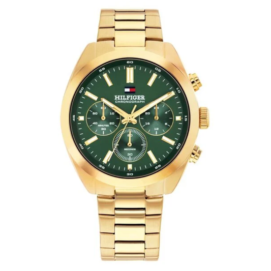 Tommy Hilfiger Quartz Chronograph Green Dial Men's Watch TH1710736