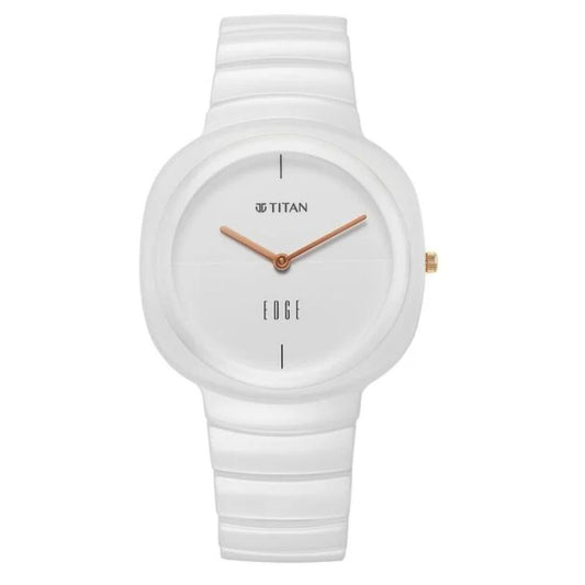 Titan Edge White Women's Watch 2757QC01