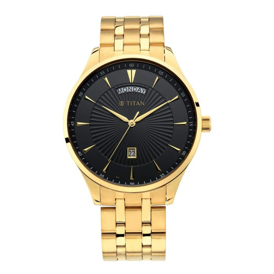 Titan Regalia Opulent Gold Men's Watch 90127YM02