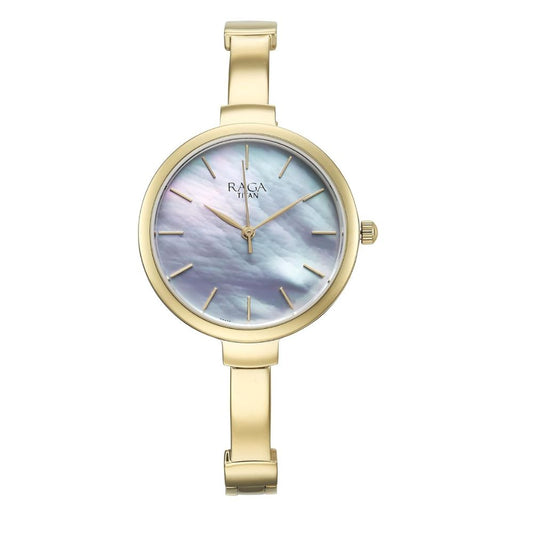 Titan Raga Showstopper Mother of Pearl Women's Watch 95273YM01