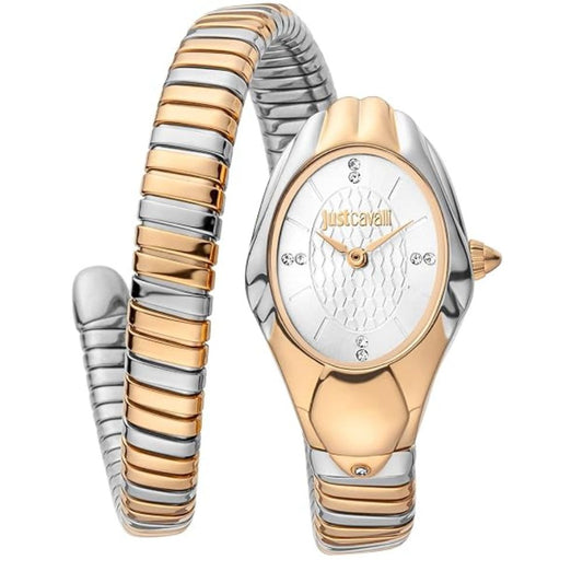 Just Cavalli Signature Snake White Women's Watch JC1L182M0035