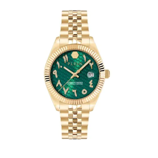 Philipp Plein Date Superlative Green Dial Women's Watch PWYFA0626