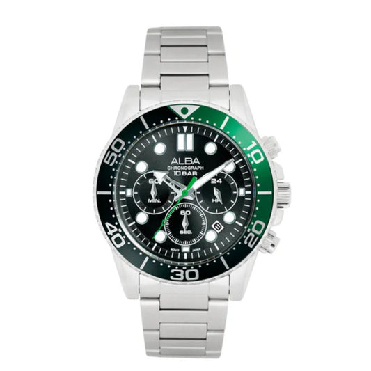 ALBA Active Midnight Black Dial Men's Watch AT3J39X1