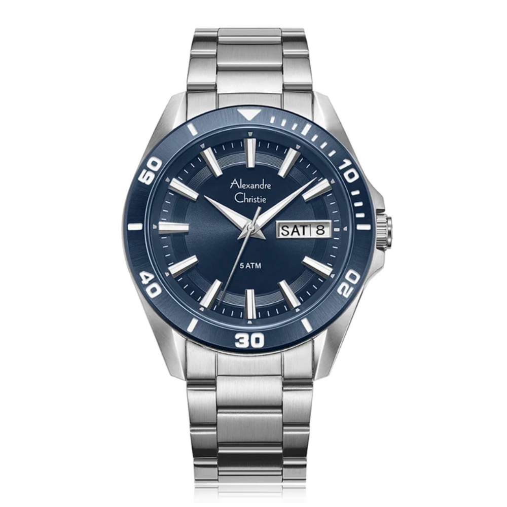 Alexandre Christie Classic Silver Men's Watch 6512MEBTUBU